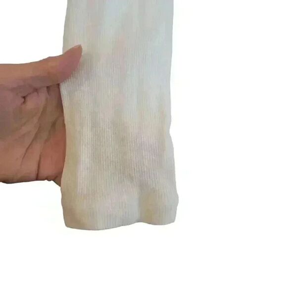 BCBGMAXAZRIA Women's White Lyocell/Spandex Knit Jacklin Raglan Open Front Hi-Lo - Picture 7 of 10